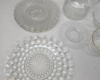 Small Collection of Vintage Glass Servingware