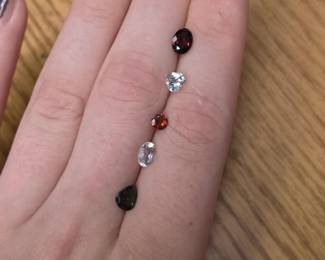 Pawnshop Lot of Faceted Stones - 2.45ct total