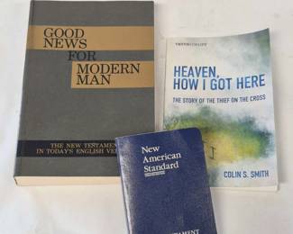 Set Of 3 Christian Religious Books