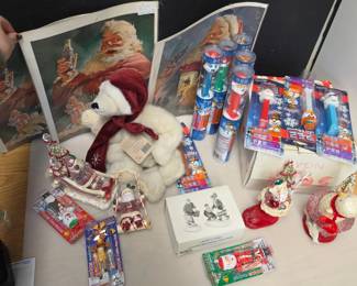 Fun Vintage Christmas Lot - Dep 56, Pez, and More!