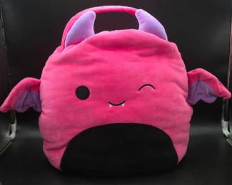 Extra Large 16" Wakisha Pink Devil Bat Squishmallow Halloween Trick or Treat Bag