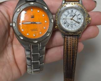 Pair of Mens Watches - Fossil and Timex