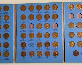 Partial Lincoln Cent Collection with Extra Canadian, S Mints and Early Dates on Last Page