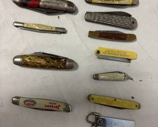 11 Count Mini Pocket Knives Collection