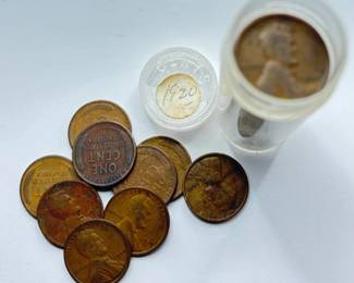1920 - Full Date Roll - Lincoln Wheat Cents