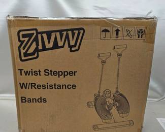 New in Box Ziwwvy Silent 300Lb Mini Stepper Machine w/ Resistance Bands