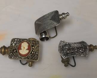 3 Unique Hand Made Belt Buckles