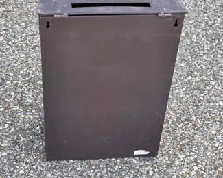 Wall-Mount Metal Mailbox with Top Mail Slot