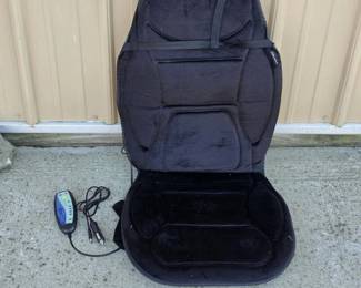 Heated Massage Seat Cushion for Car w/ Remote & 12V Plug