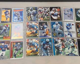27 Barry Sanders Football Cards
