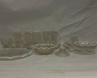 Hobnail Depression Glass Collection