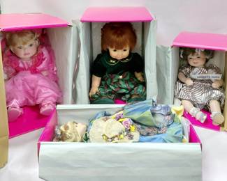 4 Marie Osmond Dolls