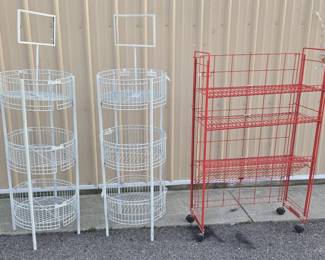 Three Wire Display Shelves