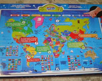 BEST LEARNING i-Poster My World Interactive Talking World Map