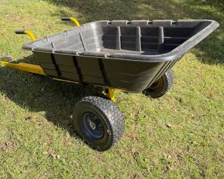 DEWALT Swivel Dump Cart Tow-Behind Utility Yard Trailer  -Model DXTB0573 – Howard City Off-Site