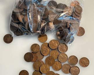 Lot of 200 - All "S" - San Francisco Mint Wheat Cents