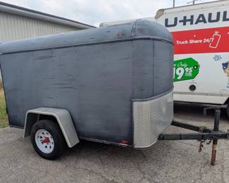 8'x5' Enclosed Trailer - 12' Total Length - Lower Reserve