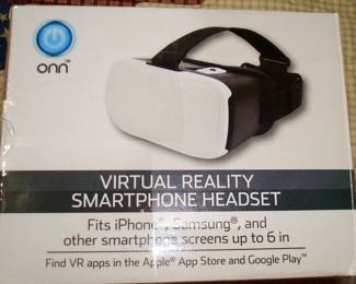 ONN Virtual Reality Smartphone Headset VR Viewer iPhone Samsung Up to 6" NEW