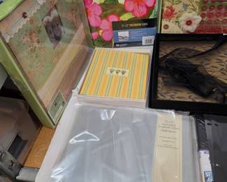 Small Collection of Scrapbooking Material and Books