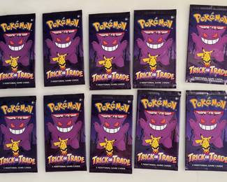 10 Unopened Pokemon Trick or Trade Card Packs