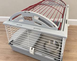 "Living World" Small Animal Cage w/ Litter Pellets
