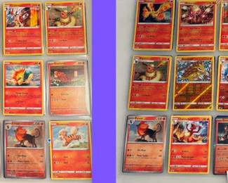 36 Assorted "Orange" Pokemon Cards