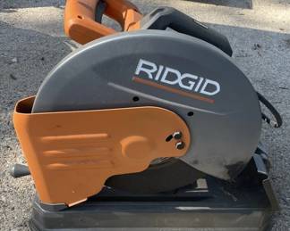 Ridgid 14 Inch Abrasive Cut-Off Machine, Ridgid Wet/Dry Vac Hose, and Avanti Saw Blade – Grand Rapids Off-Site