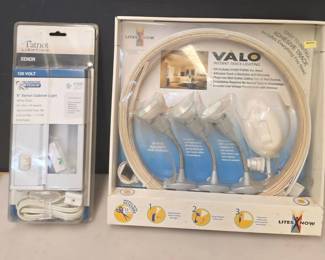 Household Lighting Lot - NIB - Vald Instant Lighting Track and 8" Xenon Under Cabinet Light