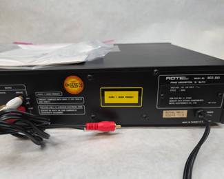 Vintage Rotel RCD-855 Compact Disk Player w/ Instruction Manual