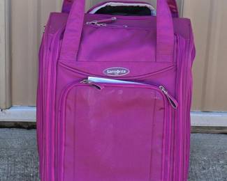 Samsonite Pink Rolling Carry-On Bag w/ Telescoping Handle