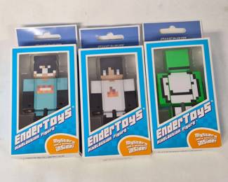 EnderToys Pixelaction Figures Set Of 3