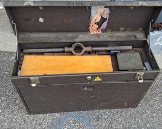 Large Machinery Toolbox Full of Tools