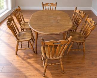 Kitchen or Dining Room Table with 6 Chairs