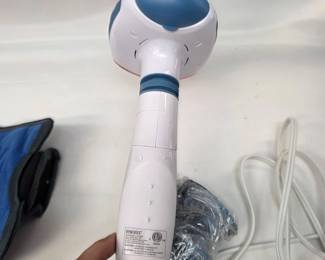 HoMedics Dual Max Handheld Massager w/ Heat and Blue Electric Heat Wrap