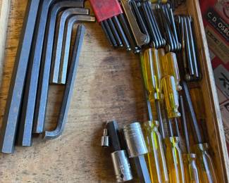 Hex Key Lot: Large Allen Wrenches, Bondhus Ball End Hex Drivers, Folding Sets, Hex Bit Sockets