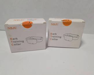 2 New in Box NBJU Bark Training Collars