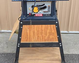 Ryobi 10" Table Saw on Casters