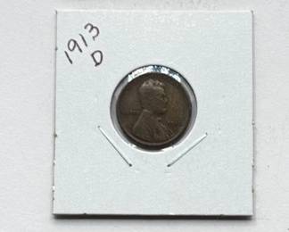 1913 - P / D / S - Key Date - Lincoln Cent Year Set