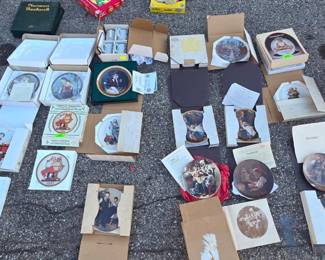 Huge Lot of Norman Rockwell Collector's Plates