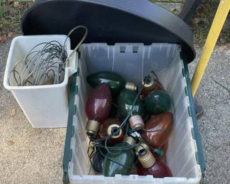 Pittsburgh 8 LB Sledge Hammer, Everbilt 24 In Drain Pan, and Christmas Light Lot - Grand Rapids Off-Site
