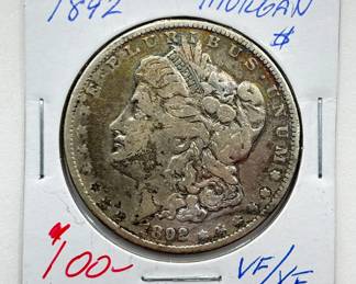 1892 - Morgan Silver Dollar