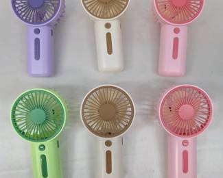 New in Box Eboot 6-Pack Mini Portable Fans w/ Foldable Stand Battery Operated
