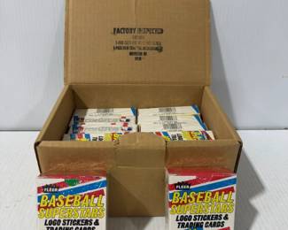 1988 Fleer Baseball Superstars Limited Edition Trading Card Sets Factory Case – Estate Sales Warehouse (GR)
