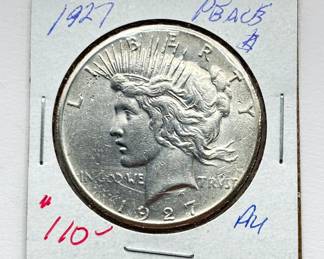 1927 - Peace Silver Dollar