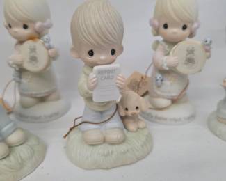 21 Vintage Porcelain Precious Moments Figurines