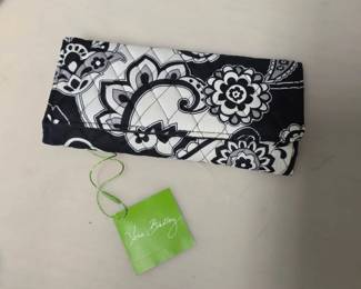 (New) Vera Bradley Black and White Paisley Wallet