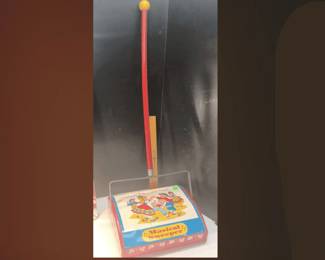 Vintage 1950s Ohio Art Musical Sweeper Toy Ted Duncan Music Box