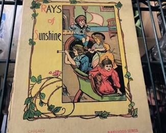 Antique M.A. Donohue & Co. Children's Book Rays Of Sunshine From The Early 1900s Babyhood Series