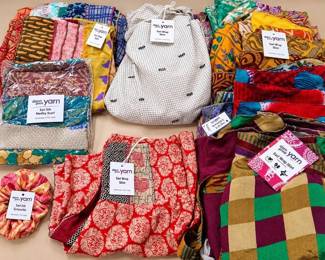 Large Darn Good Yarn Sari Silk Fashion Lot Wrap Skirts, Scarves & Accessories NWT