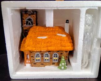 Vintage Department 56 "Ivy Glen Church" Porcelain Figurine In Its Original Retail Packaging